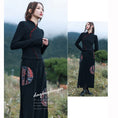 Load image into Gallery viewer, [Da Qinglong Shu Series] ★Chinese style tops★ Color scheme: Slim, slimming, Chinese clothes, original, easy to match, black, black
