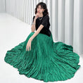 Load image into Gallery viewer, [YIDAO Series]★Skirt★ 3color Bottoms Green Gray Black Long Skirt Improves Temperament
