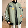 Load image into Gallery viewer, [GUMALA Series]★Jacket★ 3color Outerwear Stadium Jacket Embroidery Unisex Men's Cool
