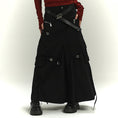 Load image into Gallery viewer, [LadyGhost Series]★Skirt★ Long skirt, slimming, casual, design, cool, black
