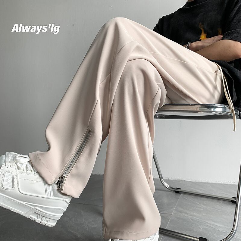 [BIGEMAN Series]★Casual Pants★ 3color Bottoms Trousers Men's Large Size Cool Plain Simple