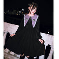 Load image into Gallery viewer, [Old Monster --- Rabbit Series] ★Chinese style dress★ Embroidery cute rabbit original black black cute SML
