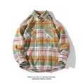 Load image into Gallery viewer, [BIGEMAN Series]★Shirt★ 2color Tops Long Sleeve Shirt Plaid Pattern Unisex Men's Large Size
