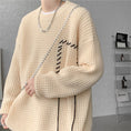 Load image into Gallery viewer, [ZHUIYI Series]★Sweater★ 3color Tops Unisex Men's Apricot Black Red
