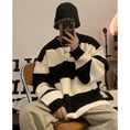 Load image into Gallery viewer, [PPG Series]★Sweater★ 2color knit tops, horizontal stripes, striped pattern, unisex, men's, casual, easy to match
