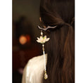 Load image into Gallery viewer, [Ma series]★China style hair ornament★1 hairpin 2color ladies accessories lotus fringe improves temperament
