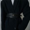 Load image into Gallery viewer, [Li Kaifu Series] ★Belt★ 3color PU Unisex Cool Accessories Small Items Black Brown Coffee Color
