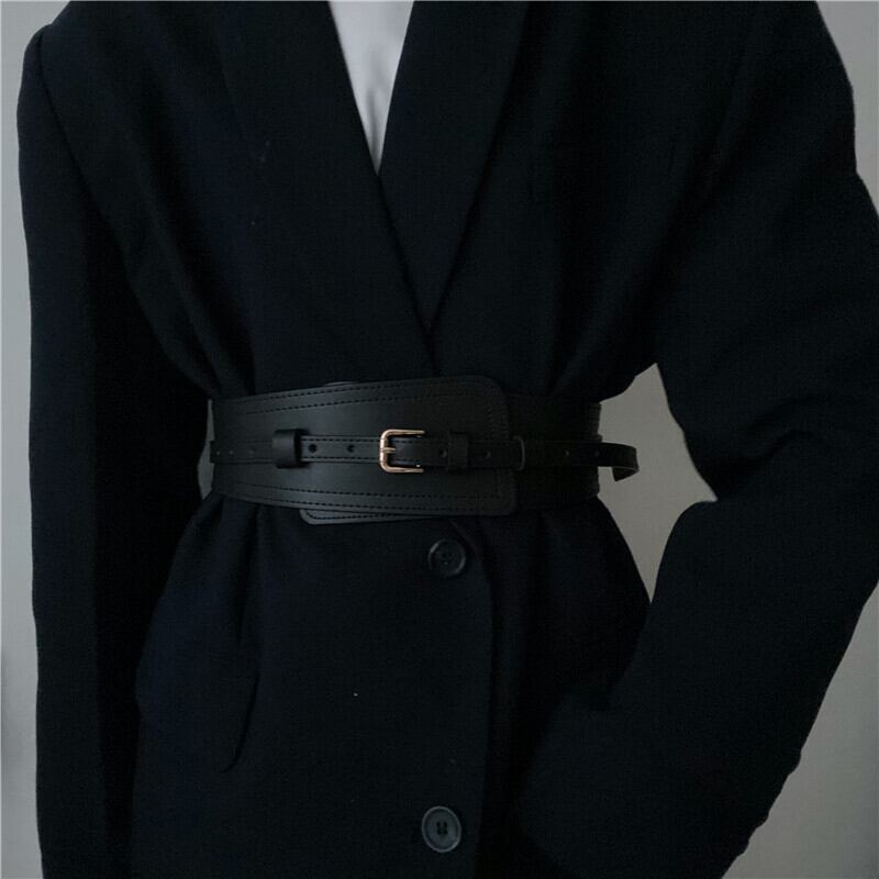 [Li Kaifu Series] ★Belt★ 3color PU Unisex Cool Accessories Small Items Black Brown Coffee Color