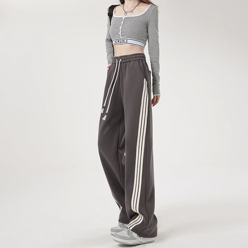 [XIAONIJIA series] ★Casual pants★ 2color bottoms trousers, sports style, slimming, easy to match