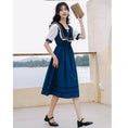 Load image into Gallery viewer, [Jinkyoku Series] ★One Piece★ Sailor Uniform Short Sleeve Cute Ladies Date Photo Shoot Summer Clothes Lolita
