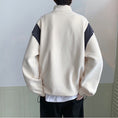 Load image into Gallery viewer, [Pvpvpv Series] ★Tops★ 3color Fleece lining Unisex Men's Black Beige Dark Gray Casual
