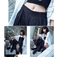 Load image into Gallery viewer, [Kyodo Series] ★China style gaucho pants★ Wide pants, unisex, couple clothes, men's, embroidery, dragon, elastic waist
