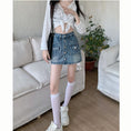 Load image into Gallery viewer, [CHUNUO Series] ★Denim Skirt★ 2color Bottoms Fashion Mini Length Skirt Sexy Cute
