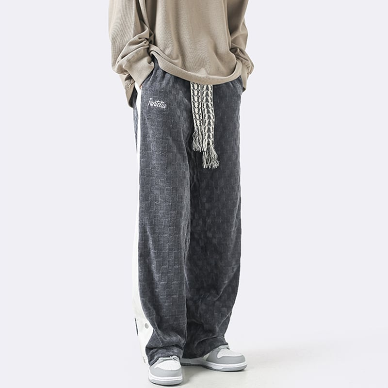 [Teijaku Series] ★Casual Pants★ 3color Bottoms Unisex Men's Corduroy Coffee Color Black Gray