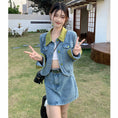 Load image into Gallery viewer, [KEKELI Series]★Setup Single Order★ Outerwear or Skirt with Belt Denim Cute Spring Clothes
