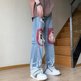 Load image into Gallery viewer, [YANDAN Series] ★Denim pants★ Bottoms, pants, unisex, men's, large size, fashion, distressed
