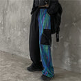 Load image into Gallery viewer, [Miyakoya Series]★Casual Pants★ Polarized switching pants bottoms street wide pants unisex gaucho pants
