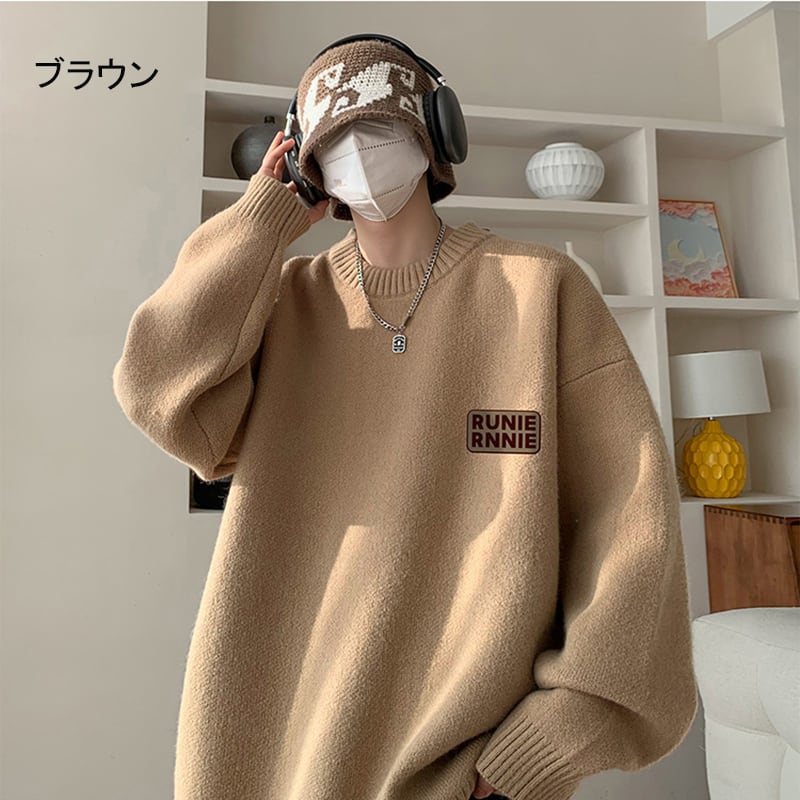 [Tiaota Series]★Sweater★ 9color Knit Tops Unisex Men's Simple Easy to Match Casual