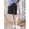 Load image into Gallery viewer, [Kyodo series]★China style pants★Bottoms, shorts, shorts, unisex, letter pattern, black, black
