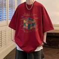 Load image into Gallery viewer, [V37 Series]★T-shirt★ Tops 7color Unisex Men's Large Size Rubik's Cube Pattern
