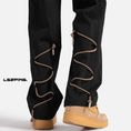 Load image into Gallery viewer, [BIGEMAN Series]★Denim pants★ 2color bottoms pants men's large size designed casual
