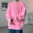 Load image into Gallery viewer, [NANSHI Series]★Sweater★ 6color Tops Unisex Men's Cute Beige Black Brown Pink Red Purple
