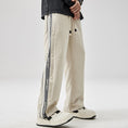 Load image into Gallery viewer, [Escaped Earth Series] ★Casual Pants★ 2color Bottoms Trousers Men's Unisex Men's Vertical Stripes Sports Style Simple
