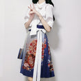 Load image into Gallery viewer, [Dust Smoke Cloud Dream --- Biwa Song Series] ★China style skirt★ Bottoms, wind skirt, Chinese elements, Chinese clothes, print, cute
