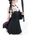 Load image into Gallery viewer, [Momoko Sakura Series] ★Hanging dress★ Mini length, cute, sexy, easy to match Black Black S M L XL
