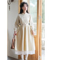 Load image into Gallery viewer, [Han Xuanwei Series]★China style dress★Stand neck literary style Spring clothes Autumn clothes Plain Cute S M L XL
