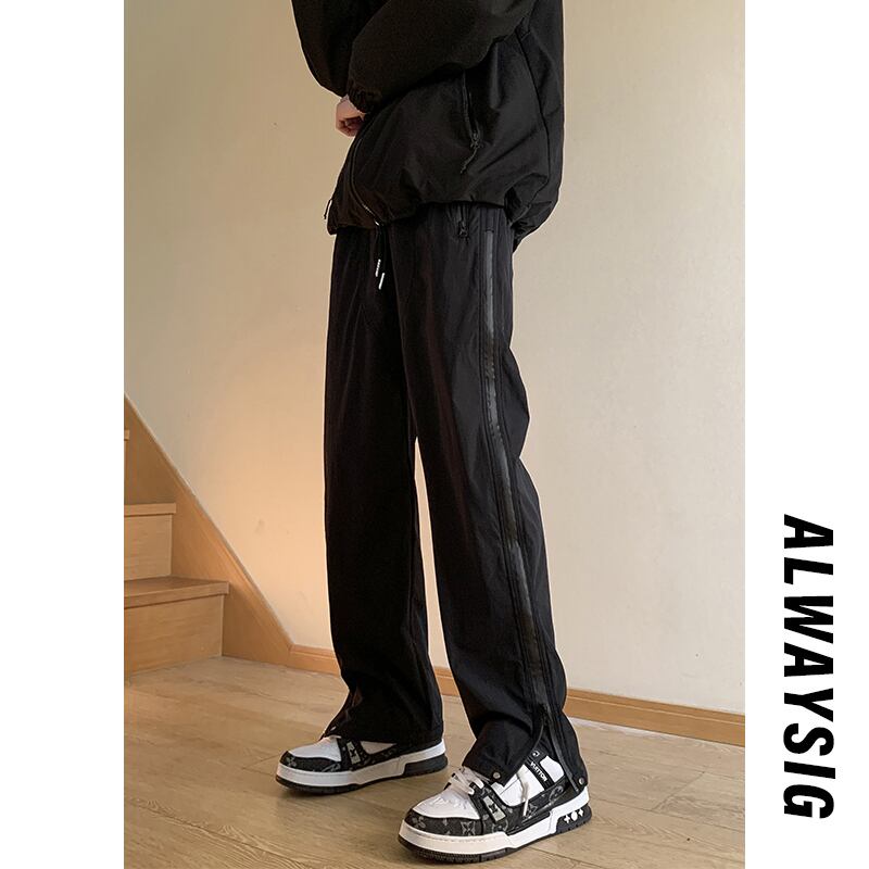 [BIGEMAN Series]★Casual Pants★ 2color Bottoms Trousers Unisex Men's Slimming Spring Clothes Easy to Match