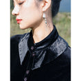 Load image into Gallery viewer, [Small Blue Dragon Series] ★China style earrings★ Pair of earrings Asymmetrical Dies Accessories Unique Retro
