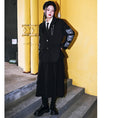 Load image into Gallery viewer, [Kokaisha --- Butterfly Effect Series] ★Blazer★ Outerwear SML Spring Clothes Easy to match Black Black Unique
