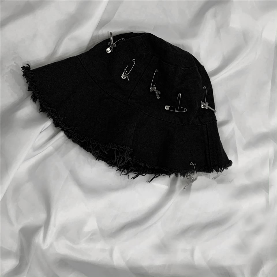 [Demon King Series] ★Decorative hat★ Cap Black Black Cute Easy to match Harajuku style Unique accessory