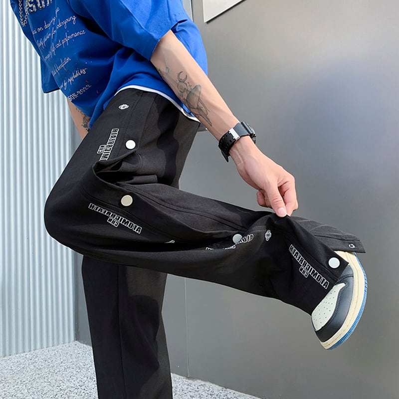 [NANSHI Series]★Casual Pants★ 3color Bottoms Trousers Men's ML Sports Style Black Gray