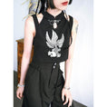 Load image into Gallery viewer, [Kokaisha --- Return Series] ★China style tops★ Tank top 2color mini length black black sexy
