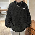 Load image into Gallery viewer, [PPG Series]★Sweater★ 2color Tops Unisex Men's Brown Black White Casual
