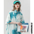 Gallery viewerに画像を読み込む, 【CHAOMEICHENシリーズ】★シャツ★ 3color トップス 薄い 夏服 男女兼用 メンズ ブルー グリーン ブラウン
