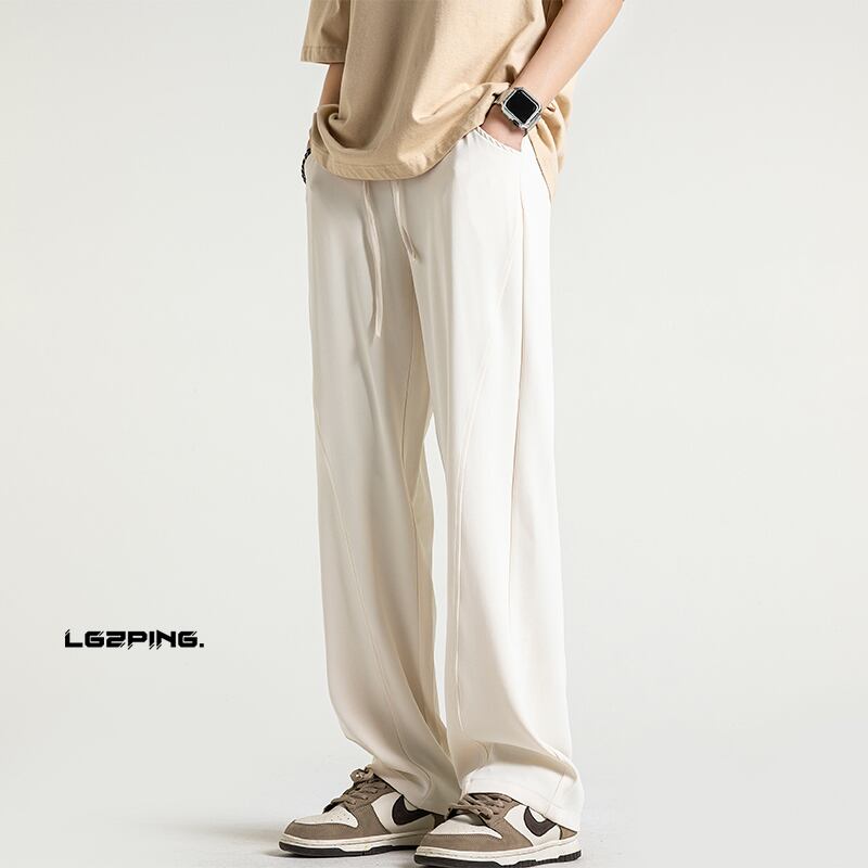 [BIGEMAN Series]★Casual Pants★ 3color Bottoms Trousers Men's Large Size Slimming Summer Clothes