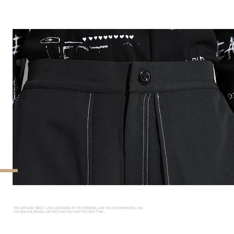 [OMG series] ★Wide pants ★Casual pants Gaucho pants Gaucho black black SML XL