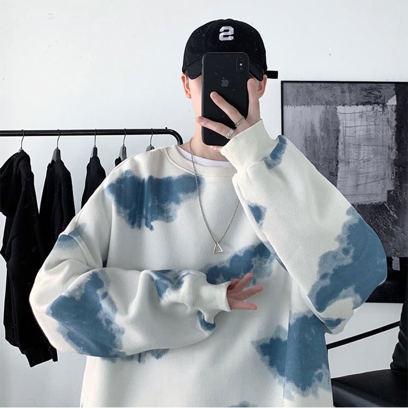 [Tetsusho Series] ★Tops★ 3color Color scheme Unisex Men's Large size SML XL 2XL 3XL White Blue Black