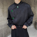 Load image into Gallery viewer, [Illustrated series] ★China style shirt★ 2color tops Unisex Men's ML XL Black White
