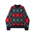 Load image into Gallery viewer, [Tachibana Koju Series] ★Sweater★ 2color knit tops Christmas rhombus cute fashion
