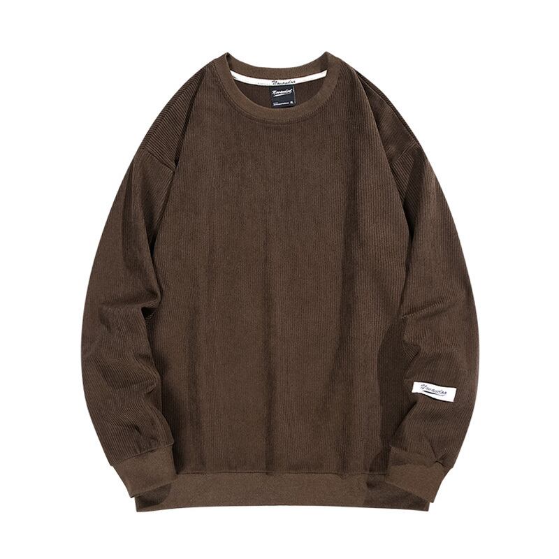 [NOVANDOO Series] ★Tops★ 4color Unisex Men's Corduroy Brown Black Gray Beige