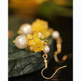 Load image into Gallery viewer, [Ma series] ★China style earrings★ 2 types available to choose from Earrings Pair Women's Yellow Yellow
