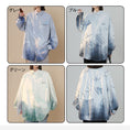 Load image into Gallery viewer, [GEBOXUAN Series]★Shirt★ 3color long sleeve tops long sleeve shirt unisex men's print gradation
