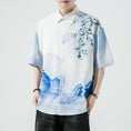 Load image into Gallery viewer, [MOWENZHAI Series]★Chinese style shirt★ Tops, unisex, men's print, large size, summer clothes, Chinese clothes
