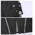 Load image into Gallery viewer, [Kokaisha --- Abnormalism Series] ★Skirt★ Bottoms Original denim skirt with decorations Cute and easy to match
