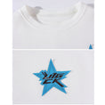 Load image into Gallery viewer, [BIGEMAN Series]★T-shirt★ Tops 2color Unisex Men's Large Size Star Casual Black White
