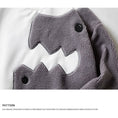 Load image into Gallery viewer, [Satoru Series] ★Tops★ 4color Unisex Men's Switching Color Scheme Thick Couple Clothes Cute Dinosaur Black Gray White Pink
